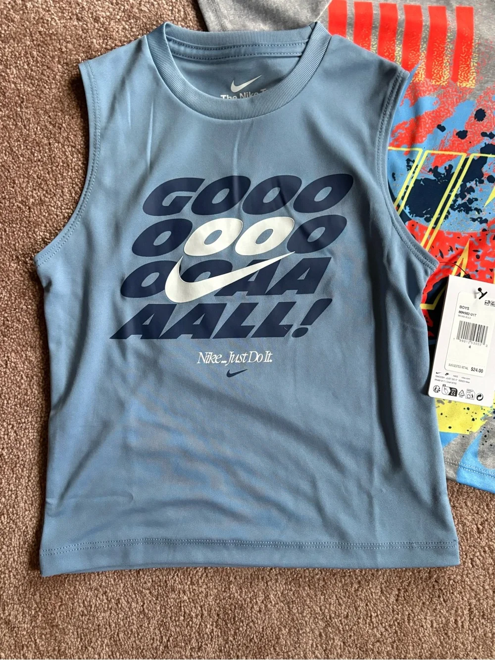 Nike Kids Boys lot set bundle of 4 graphic tshirts size 4 athletic sports NWT